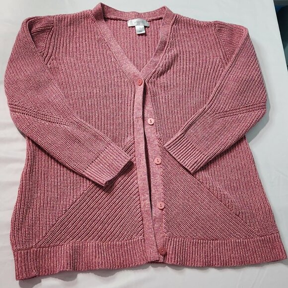 CJ Banks Pink Cardigan Sweater
Lot G - Picture 1 of 7